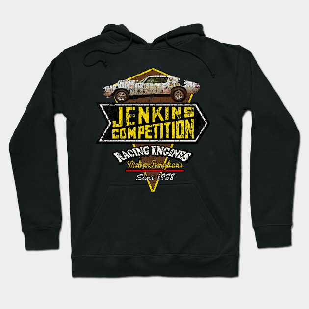 ENKINS COMPETITION RACING ENGINES // 1955 VINTAGE Hoodie by Kiranamaraya